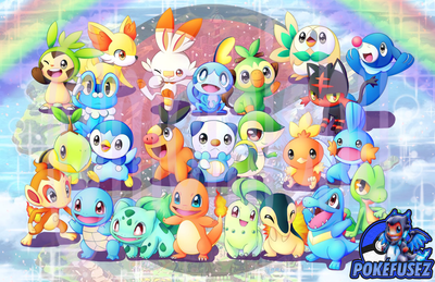 All Region Starter Pokémon • Shiny, 6IV, Egg Moves, Hidden Ability